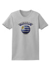 Soccer Ball Flag - Uruguay Womens T-Shirt-Womens T-Shirt-TooLoud-AshGray-X-Small-Davson Sales
