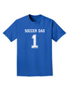 Soccer Dad Jersey Adult Dark T-Shirt by TooLoud-Mens T-Shirt-TooLoud-Royal-Blue-Small-Davson Sales