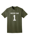 Soccer Dad Jersey Adult Dark T-Shirt by TooLoud-Mens T-Shirt-TooLoud-Military-Green-Small-Davson Sales