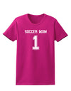 Soccer Mom Jersey Womens Dark T-Shirt-TooLoud-Hot-Pink-Small-Davson Sales