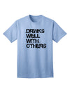 Socially Compatible Adult T-Shirt for Group Gatherings by TooLoud-Mens T-shirts-TooLoud-Light-Blue-Small-Davson Sales