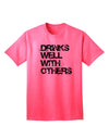 Socially Compatible Adult T-Shirt for Group Gatherings by TooLoud-Mens T-shirts-TooLoud-Neon-Pink-Small-Davson Sales