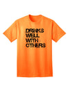 Socially Compatible Adult T-Shirt for Group Gatherings by TooLoud-Mens T-shirts-TooLoud-Neon-Orange-Small-Davson Sales