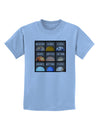 Solar System Squares Childrens T-Shirt-Childrens T-Shirt-TooLoud-Light-Blue-X-Small-Davson Sales