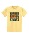 Solar System Squares Childrens T-Shirt-Childrens T-Shirt-TooLoud-Daffodil-Yellow-X-Small-Davson Sales