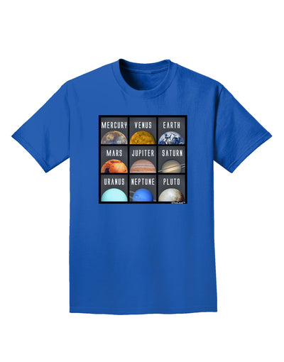 Solar System Squares Dark Adult Dark T-Shirt-Mens T-Shirt-TooLoud-Royal-Blue-Small-Davson Sales