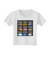 Solar System Squares Toddler T-Shirt-Toddler T-Shirt-TooLoud-White-2T-Davson Sales