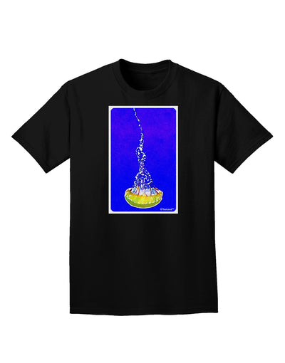 Solo Jellyfish Watercolor Adult Dark T-Shirt-Mens T-Shirt-TooLoud-Black-Small-Davson Sales