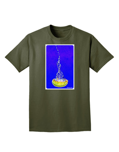 Solo Jellyfish Watercolor Adult Dark T-Shirt-Mens T-Shirt-TooLoud-Military-Green-Small-Davson Sales