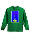 Solo Jellyfish Watercolor Adult Long Sleeve Dark T-Shirt-TooLoud-Kelly-Green-Small-Davson Sales