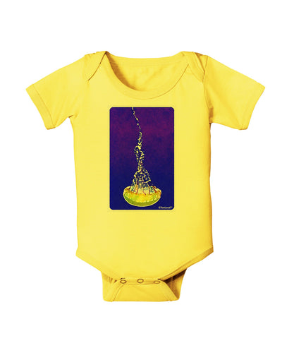 Solo Jellyfish Watercolor Baby Romper Bodysuit-Baby Romper-TooLoud-Yellow-06-Months-Davson Sales