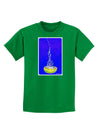 Solo Jellyfish Watercolor Childrens Dark T-Shirt-Childrens T-Shirt-TooLoud-Kelly-Green-X-Small-Davson Sales