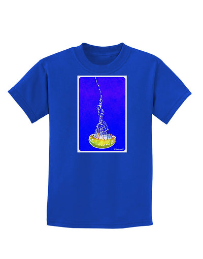 Solo Jellyfish Watercolor Childrens Dark T-Shirt-Childrens T-Shirt-TooLoud-Royal-Blue-X-Small-Davson Sales