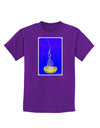 Solo Jellyfish Watercolor Childrens Dark T-Shirt-Childrens T-Shirt-TooLoud-Purple-X-Small-Davson Sales