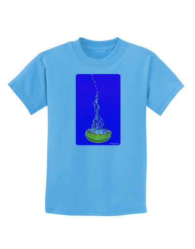 Solo Jellyfish Watercolor Childrens T-Shirt-Childrens T-Shirt-TooLoud-Aquatic-Blue-X-Small-Davson Sales