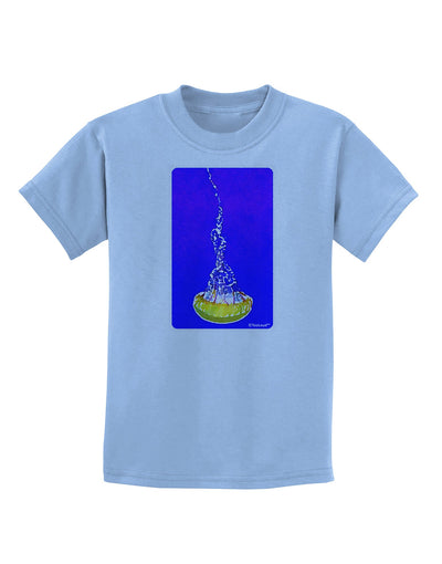 Solo Jellyfish Watercolor Childrens T-Shirt-Childrens T-Shirt-TooLoud-Light-Blue-X-Small-Davson Sales