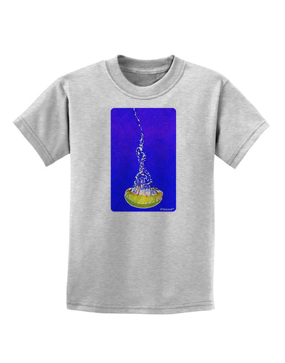 Solo Jellyfish Watercolor Childrens T-Shirt-Childrens T-Shirt-TooLoud-AshGray-X-Small-Davson Sales