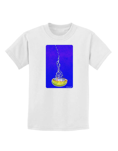 Solo Jellyfish Watercolor Childrens T-Shirt-Childrens T-Shirt-TooLoud-White-X-Small-Davson Sales