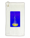 Solo Jellyfish Watercolor Micro Terry Gromet Golf Towel 16 x 25 inch-Golf Towel-TooLoud-White-Davson Sales