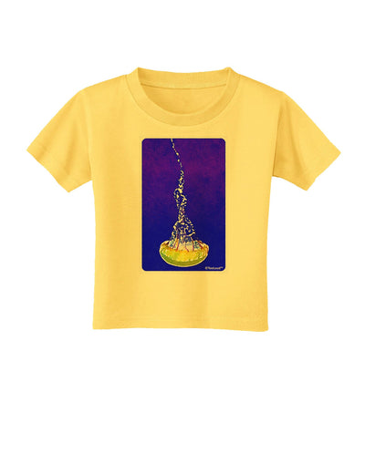 Solo Jellyfish Watercolor Toddler T-Shirt-Toddler T-Shirt-TooLoud-Yellow-2T-Davson Sales