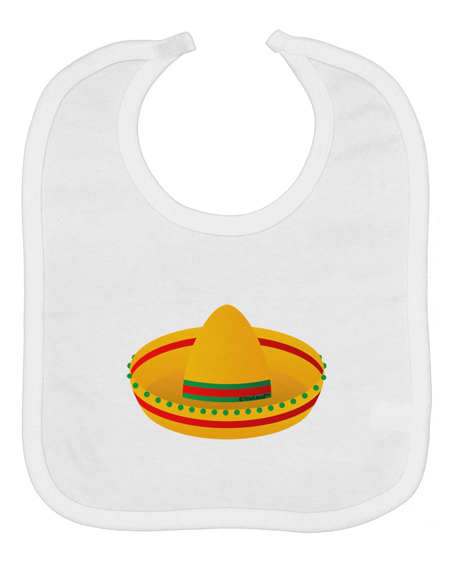 Sombrero Design Baby Bib by TooLoud