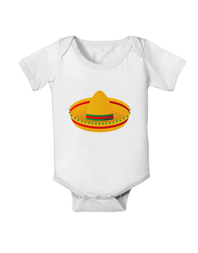 Sombrero Design Baby Romper Bodysuit by TooLoud-Baby Romper-TooLoud-White-06-Months-Davson Sales