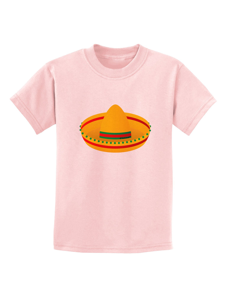 Sombrero Design Childrens T-Shirt by TooLoud-Childrens T-Shirt-TooLoud-White-X-Small-Davson Sales