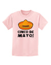 Sombrero Design - Cinco de Mayo Childrens T-Shirt by TooLoud-Childrens T-Shirt-TooLoud-PalePink-X-Small-Davson Sales