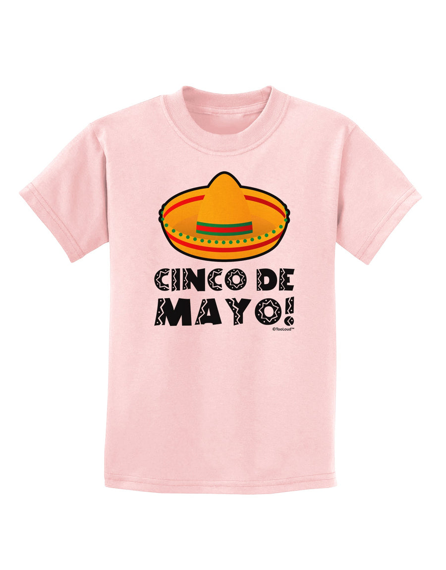 Sombrero Design - Cinco de Mayo Childrens T-Shirt by TooLoud-Childrens T-Shirt-TooLoud-White-X-Small-Davson Sales