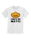 Sombrero Design - Cinco de Mayo Childrens T-Shirt by TooLoud-Childrens T-Shirt-TooLoud-White-X-Small-Davson Sales