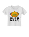 Sombrero Design - Cinco de Mayo Toddler T-Shirt by TooLoud-Toddler T-Shirt-TooLoud-White-2T-Davson Sales