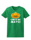 Sombrero Design - Cinco de Mayo Womens Dark T-Shirt by TooLoud-Womens T-Shirt-TooLoud-Kelly-Green-X-Small-Davson Sales