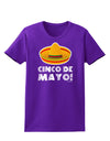 Sombrero Design - Cinco de Mayo Womens Dark T-Shirt by TooLoud-Womens T-Shirt-TooLoud-Purple-X-Small-Davson Sales