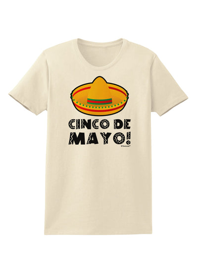 Sombrero Design - Cinco de Mayo Womens T-Shirt by TooLoud-Womens T-Shirt-TooLoud-Natural-X-Small-Davson Sales