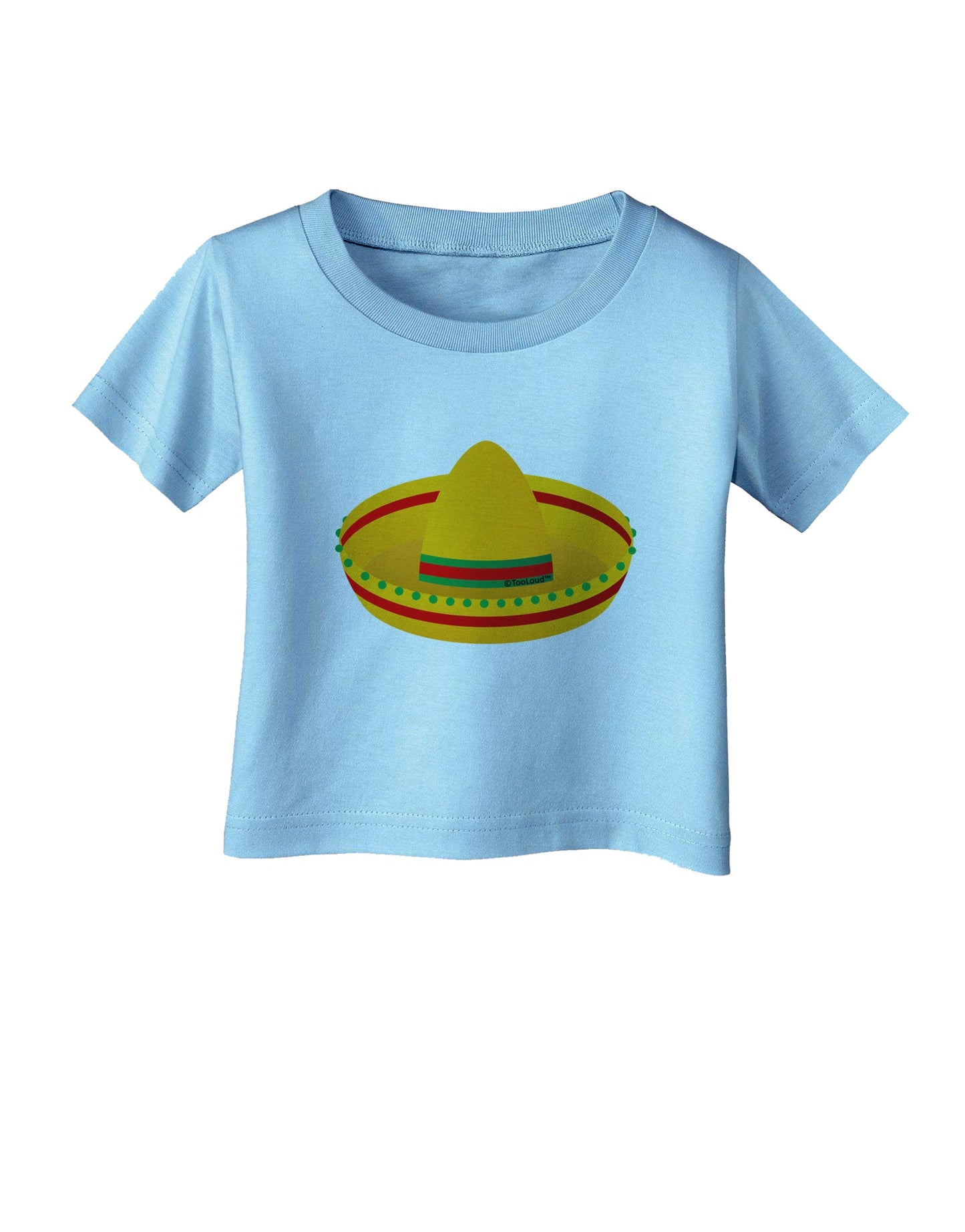 Sombrero Design Infant T-Shirt by TooLoud-Infant T-Shirt-TooLoud-Aquatic-Blue-06-Months-Davson Sales