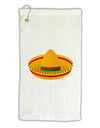 Sombrero Design Micro Terry Gromet Golf Towel 16 x 25 inch by TooLoud-Golf Towel-TooLoud-White-Davson Sales