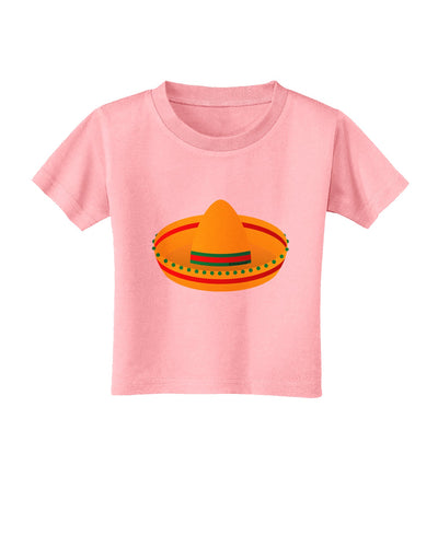 Sombrero Design Toddler T-Shirt by TooLoud-Toddler T-Shirt-TooLoud-Candy-Pink-2T-Davson Sales