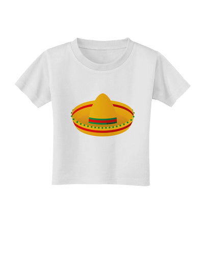 Sombrero Design Toddler T-Shirt by TooLoud-Toddler T-Shirt-TooLoud-White-2T-Davson Sales