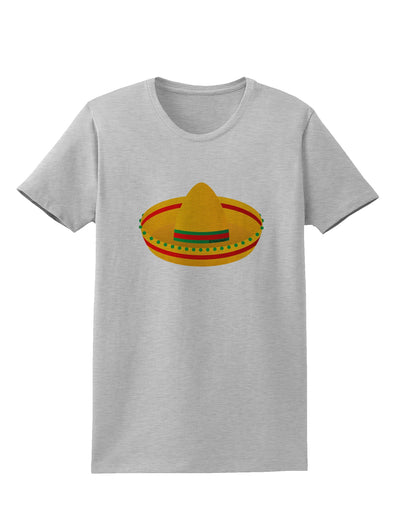 Sombrero Design Womens T-Shirt by TooLoud-Womens T-Shirt-TooLoud-AshGray-X-Small-Davson Sales