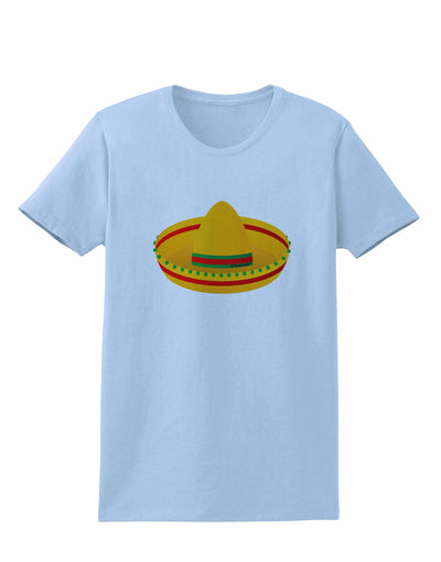 Sombrero Design Womens T-Shirt by TooLoud-Womens T-Shirt-TooLoud-Light-Blue-X-Small-Davson Sales