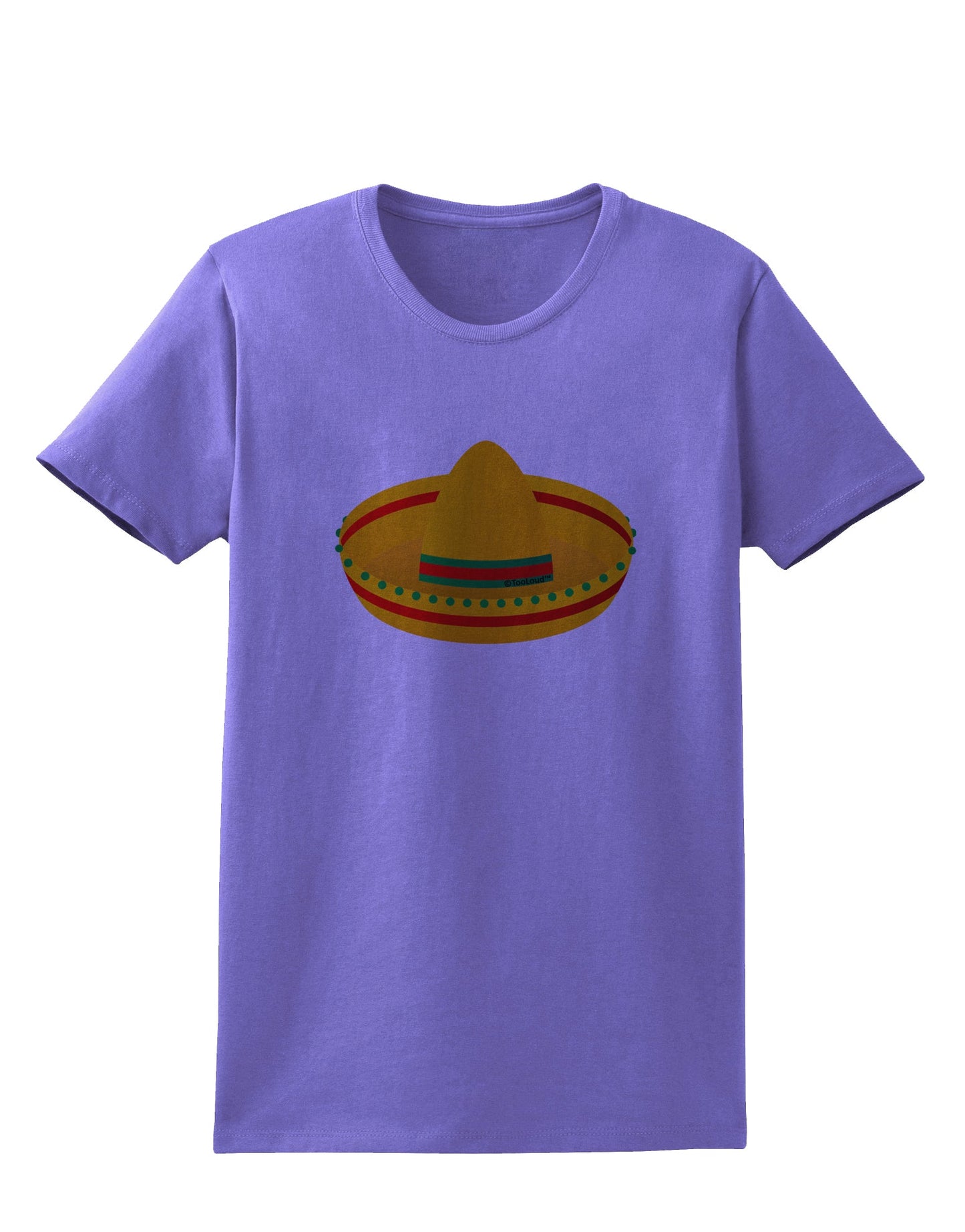 Sombrero Design Womens T-Shirt by TooLoud-Womens T-Shirt-TooLoud-Violet-X-Small-Davson Sales