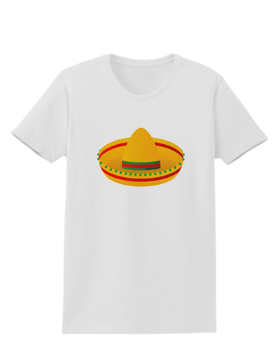 Sombrero Design Womens T-Shirt by TooLoud-Womens T-Shirt-TooLoud-White-X-Small-Davson Sales