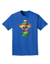 Sombrero and Poncho Cat - Metallic Adult Dark T-Shirt by TooLoud-Mens T-Shirt-TooLoud-Royal-Blue-Small-Davson Sales