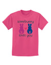 Somebunny Loves You Childrens T-Shirt by TooLoud-Childrens T-Shirt-TooLoud-Sangria-X-Small-Davson Sales