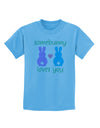 Somebunny Loves You Childrens T-Shirt by TooLoud-Childrens T-Shirt-TooLoud-Aquatic-Blue-X-Small-Davson Sales