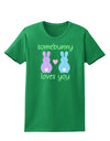 Somebunny Loves You Womens Dark T-Shirt by TooLoud-Womens T-Shirt-TooLoud-Kelly-Green-X-Small-Davson Sales