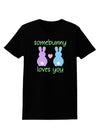 Somebunny Loves You Womens Dark T-Shirt by TooLoud-Womens T-Shirt-TooLoud-Black-X-Small-Davson Sales