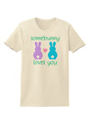 Somebunny Loves You Womens T-Shirt by TooLoud-Womens T-Shirt-TooLoud-Natural-X-Small-Davson Sales