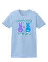 Somebunny Loves You Womens T-Shirt by TooLoud-Womens T-Shirt-TooLoud-Light-Blue-X-Small-Davson Sales