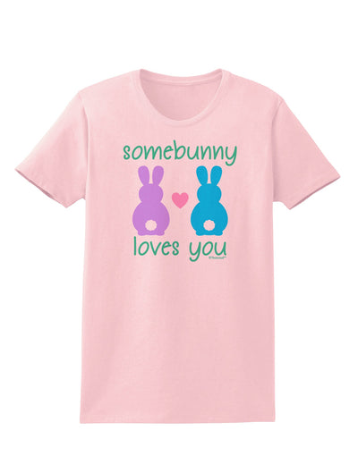 Somebunny Loves You Womens T-Shirt by TooLoud-Womens T-Shirt-TooLoud-PalePink-X-Small-Davson Sales